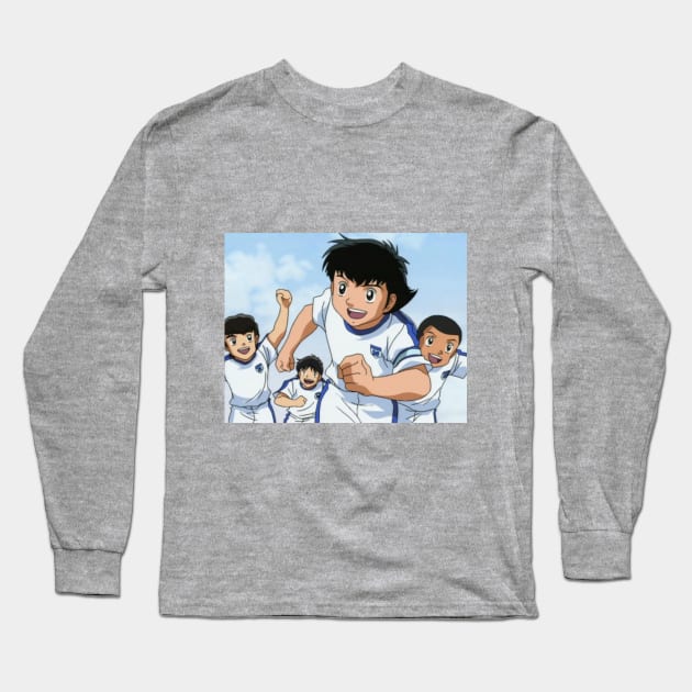 Captain tsubasa Long Sleeve T-Shirt by Carlitozway